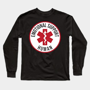 Emotional Support Human Long Sleeve T-Shirt